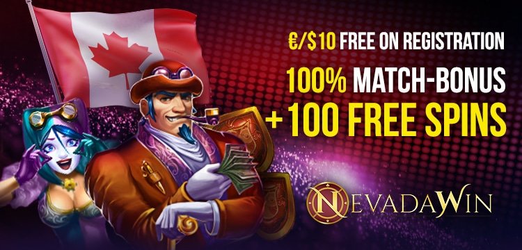 nevada win casino no deposit 10 EUR USD promotion cover