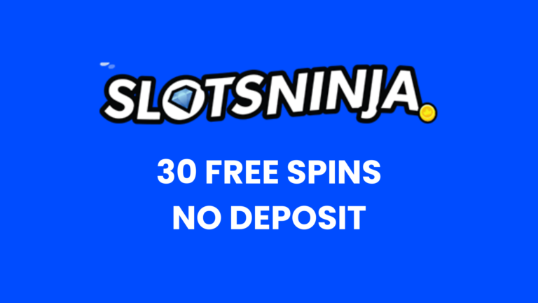 SlotsNinja Casino No Deposit Bonus 30 Free Spins in June 2026